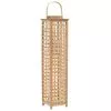 Hanging Candle Lantern Holder Bamboo Natural