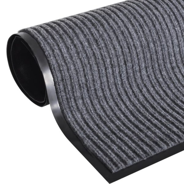 Door Mat 90 x 60 cm Black PVC - Image 14