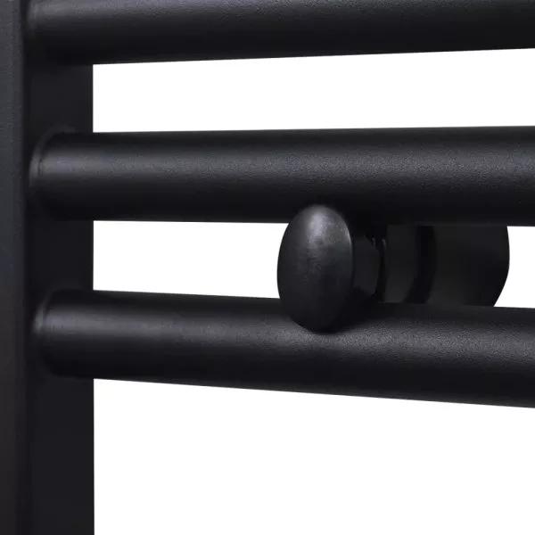 Grey Bathroom Central Heating Towel Rail Radiator Straight 480x480mm - Image 76