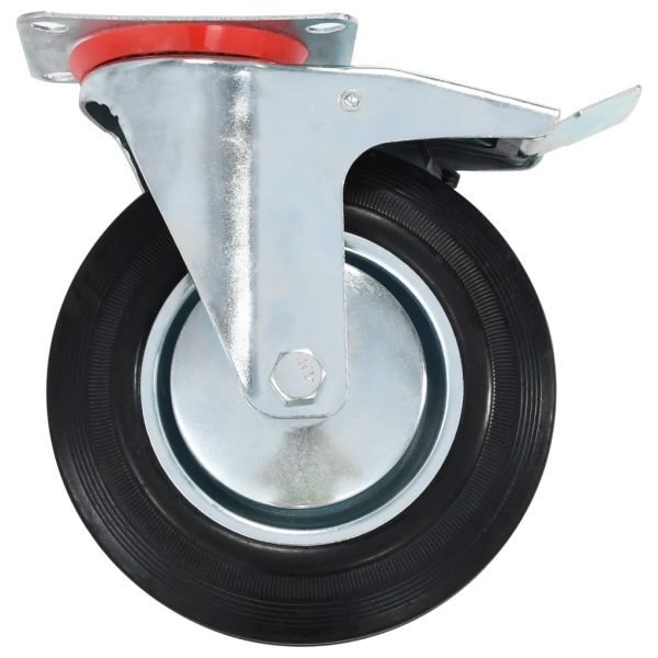 Swivel Casters with Double Brakes 4 pcs 200 mm - Image 19