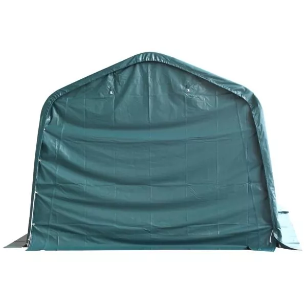 Removable Livestock Tent PVC 550 g/mÂ² 3.3x6.4 m Dark Green - Image 4