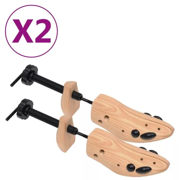 Shoe Trees Size 36-40 Solid Pine Wood - Image 19