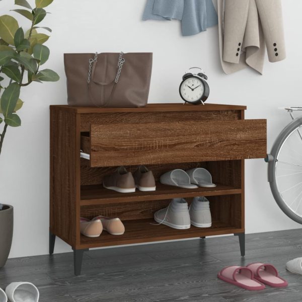 Shoe Cabinet White 70x36x60 cm Engineered Wood - Image 21
