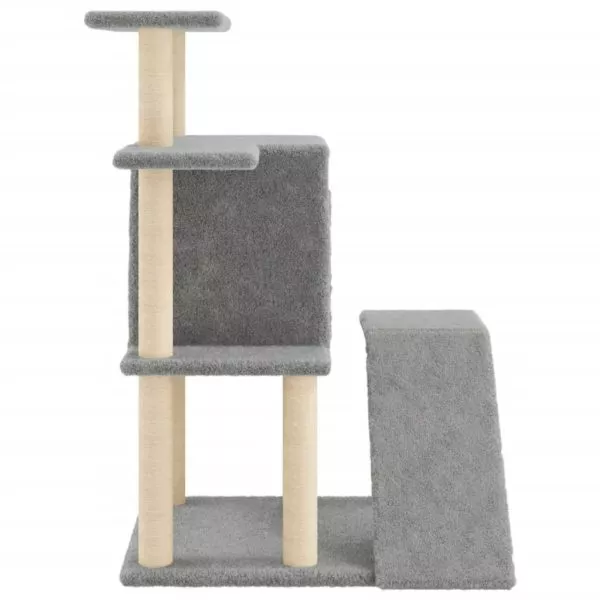 Cat Tree with Sisal Scratching Posts Cream 97 cm - Image 35
