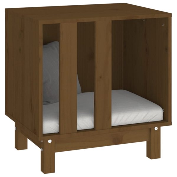 Dog House Honey Brown 50x40x52 cm Solid Wood Pine - Image 4