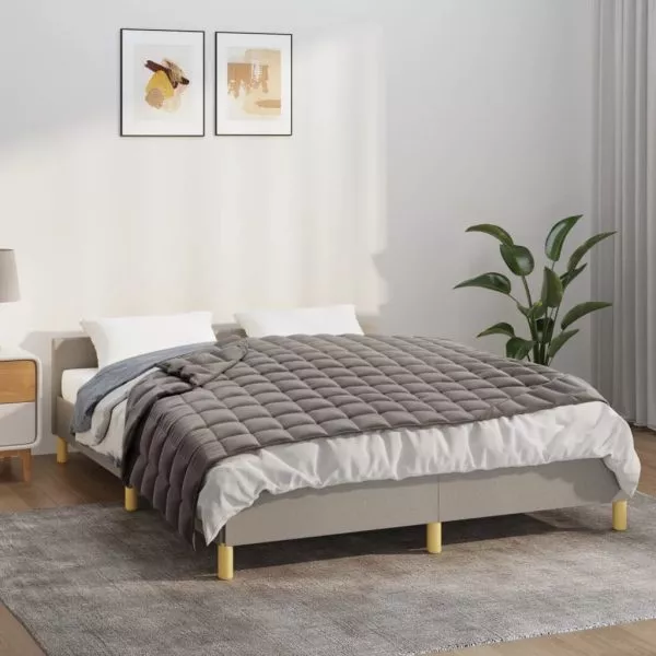 Weighted Blanket Grey 120x180 cm 5 kg Fabric - Image 31