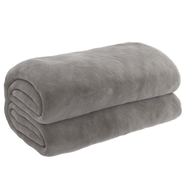 Weighted Blanket with Cover Grey 120x180 cm 9 kg Fabric - Image 2