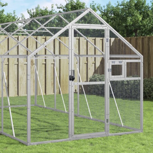 Aviary Anthracite 179x100x185 cm Aluminium - Image 7