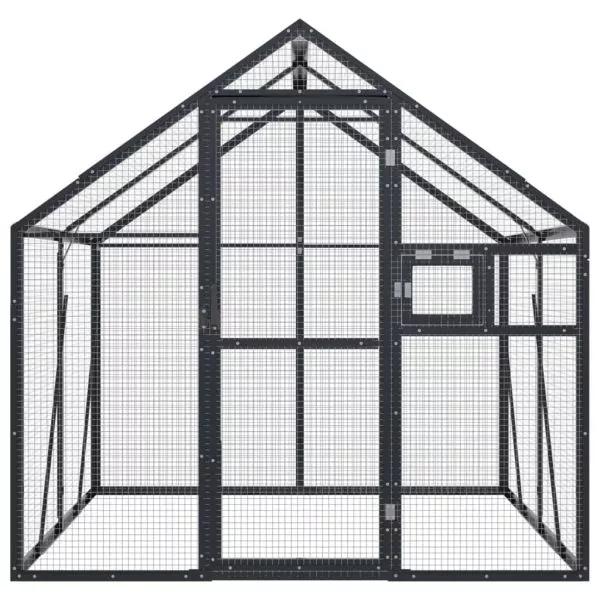 Aviary Silver 179x100x185 cm Aluminium - Image 51