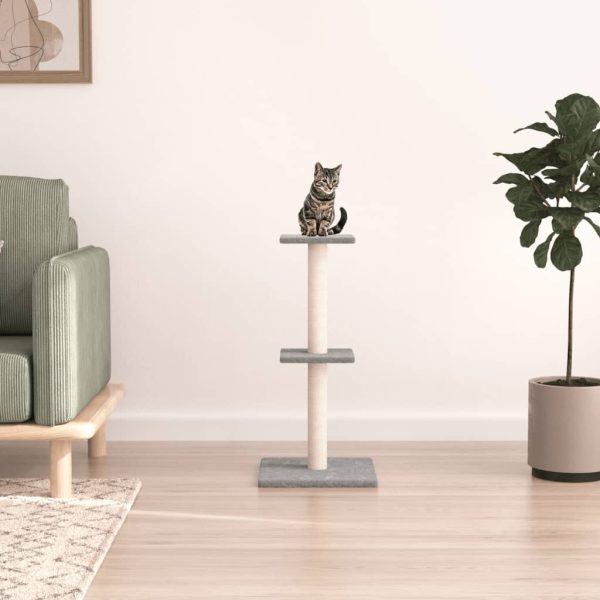 Cat Tree with Sisal Scratching Posts Cream 73 cm - Image 6