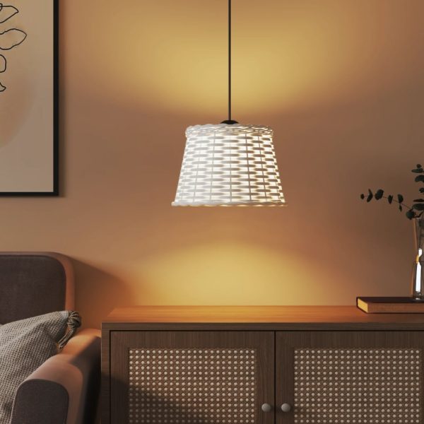 Ceiling Lamp Shade White Ã˜15x12 cm Wicker - Image 15