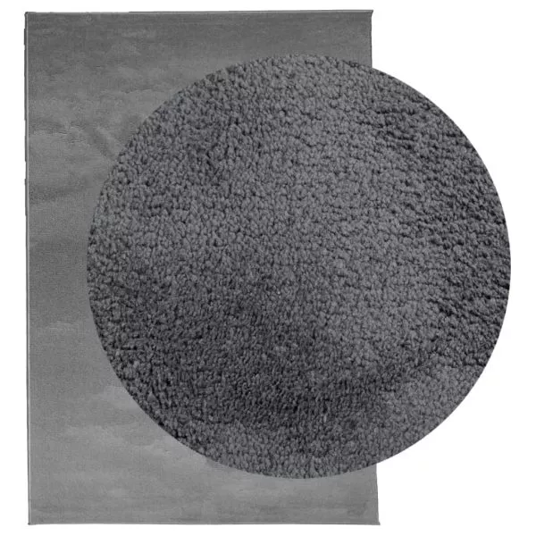 Rug OVIEDO Short Pile Anthracite 60x110 cm - Image 39