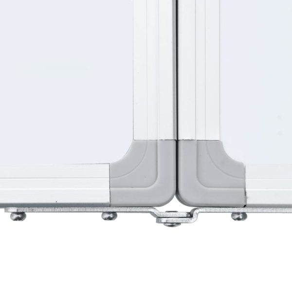 Magnetic Whiteboard Foldable 200x40x1.7 cm Aluminium - Image 6