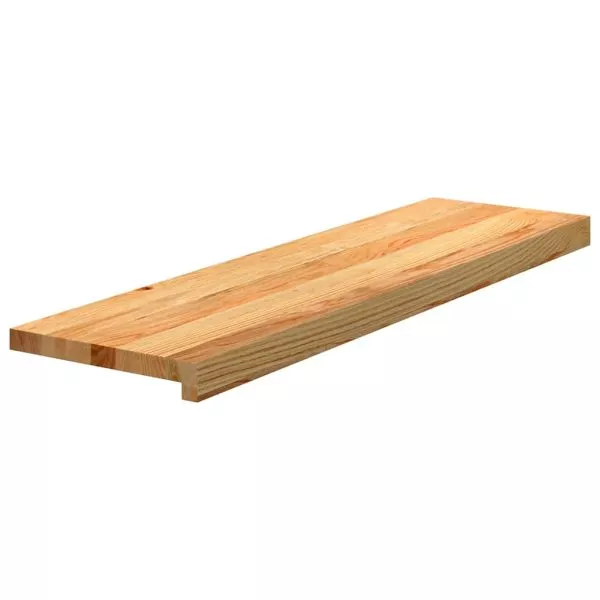 Stair Treads 4 pcs Untreated 70x25x2 cm Solid Wood Oak - Image 237
