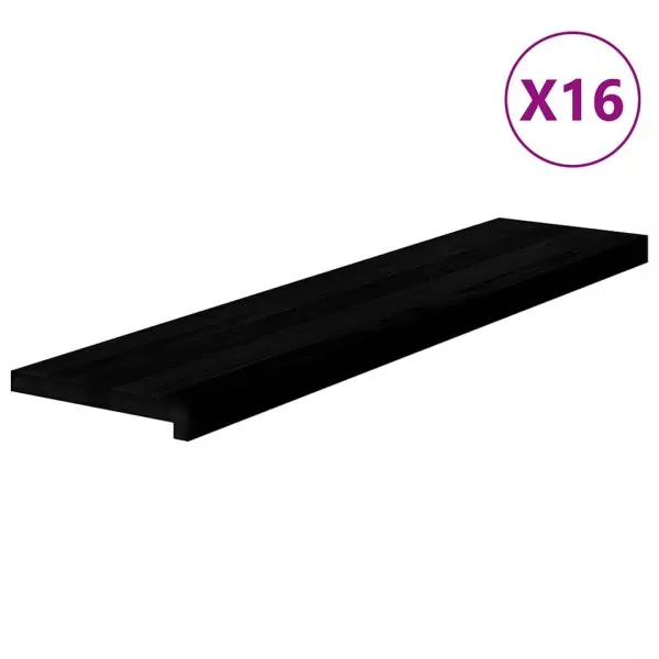 Stair Treads 4 pcs Untreated 70x25x2 cm Solid Wood Oak - Image 584
