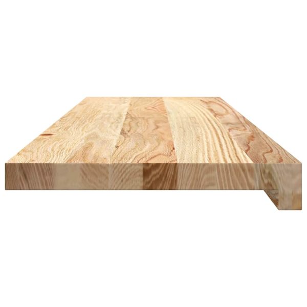 Stair Treads 4 pcs Untreated 70x25x2 cm Solid Wood Oak - Image 641