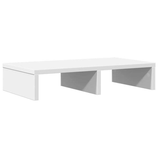 Monitor Stand White 50x27x10 cm Engineered Wood - Image 2