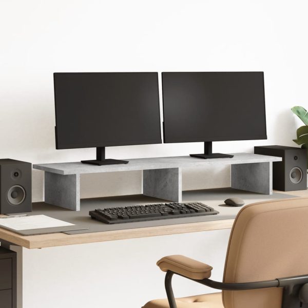 Monitor Stand White 50x27x15 cm Engineered Wood - Image 55