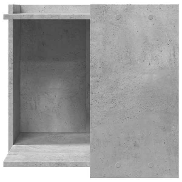 Cat Litter Box Enclosure White 42x42x51 cm Engineered Wood - Image 58