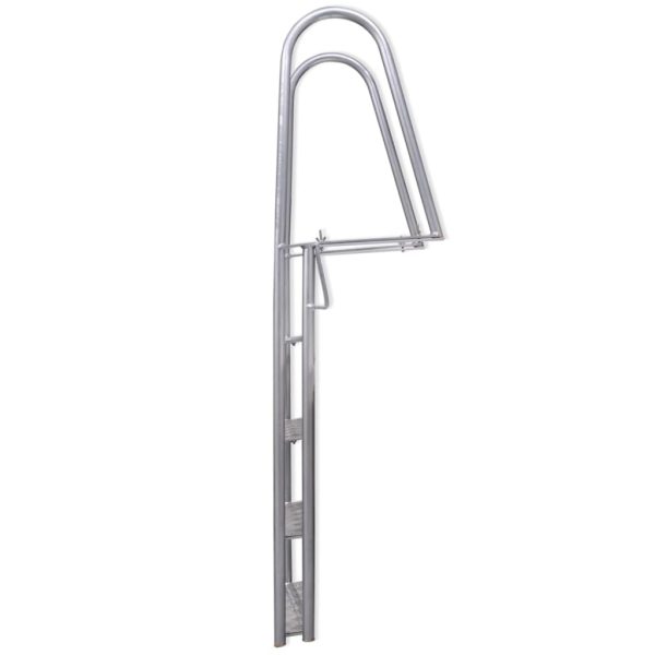 4-Step Dock/Pool Ladder Aluminium 167 cm - Image 3