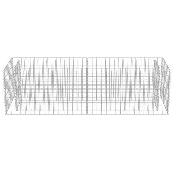 Gabion Raised Bed Galvanised Steel 180x50x50 cm - Image 5