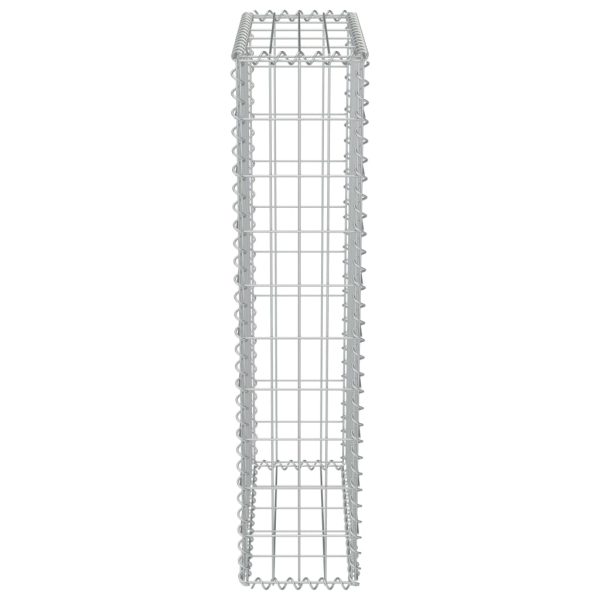 Gabion Wall with Covers Galvanised Steel 50x20x100 cm - Image 5
