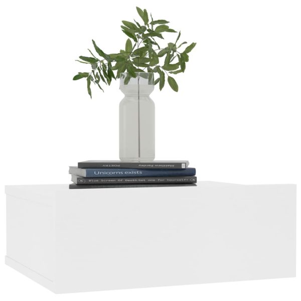 Floating Nightstand Artisan Oak 40x32x15 cm Engineered Wood - Image 21