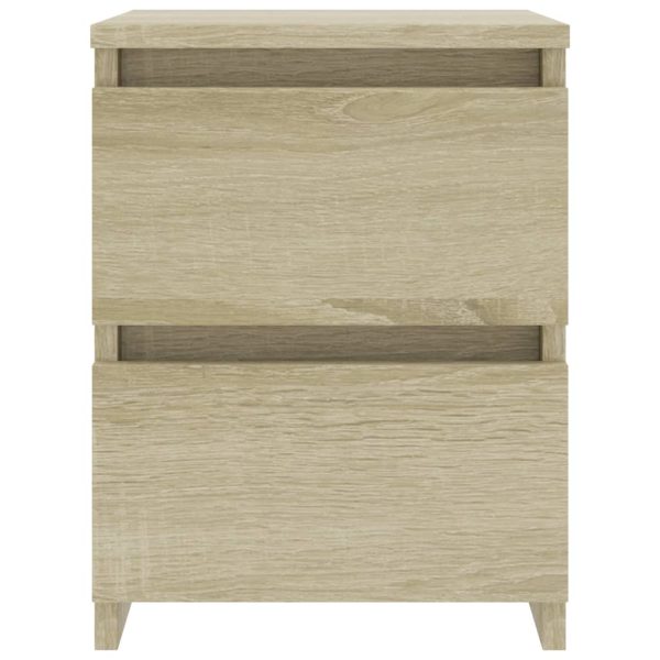 Bedside Cabinets 2 pcs Sonoma Oak 30x30x40 cm Engineered Wood - Image 5