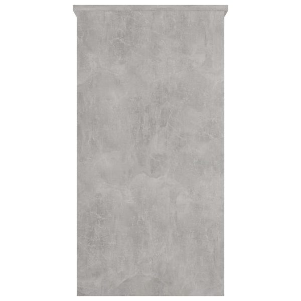 Desk Concrete Grey 80x40x75 cm Engineered Wood - Image 4