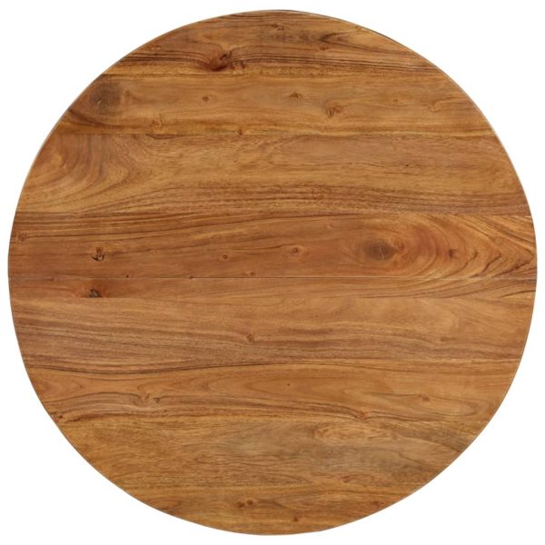 Coffee Table 65x65x32 cm Solid Acacia Wood - Image 4