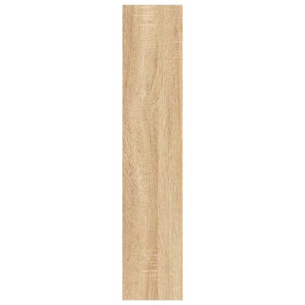 Wall Shelf Sonoma Oak 90x16x78 cm Engineered Wood - Image 5