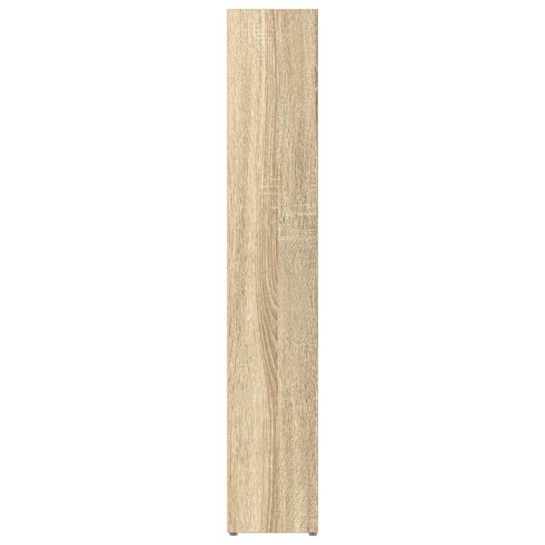 CD Cabinets 2 pcs Sonoma Oak 21x16x93.5 cm Engineered Wood - Image 6