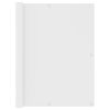 Balcony Screen White 120x500 cm Oxford Fabric