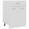 Drawer Bottom Cabinet White 60x46x81.5 cm Engineered Wood