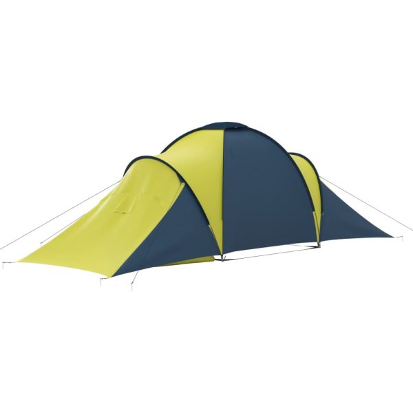 Camping Tent 6 Persons Blue and Yellow - Image 6
