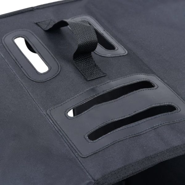 Double Bicycle Bag for Pannier Rack Waterproof 35 L Black - Image 5
