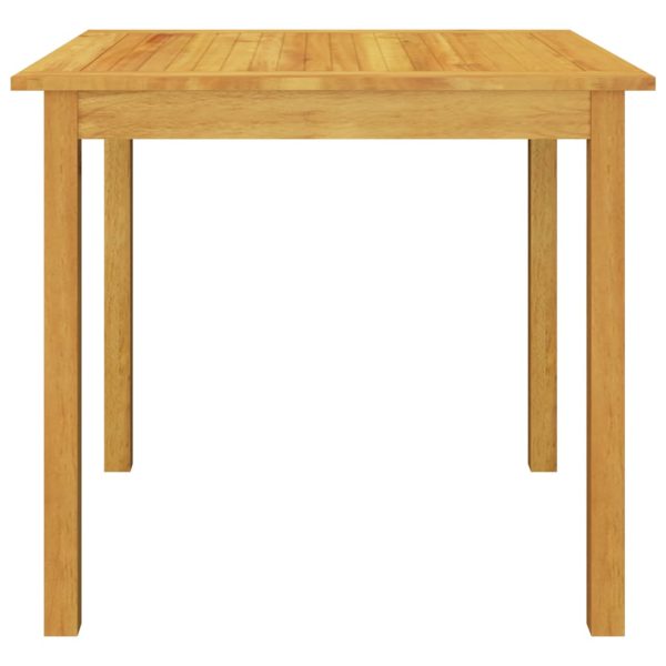 3 Piece Garden Dining Set Brown - Image 3