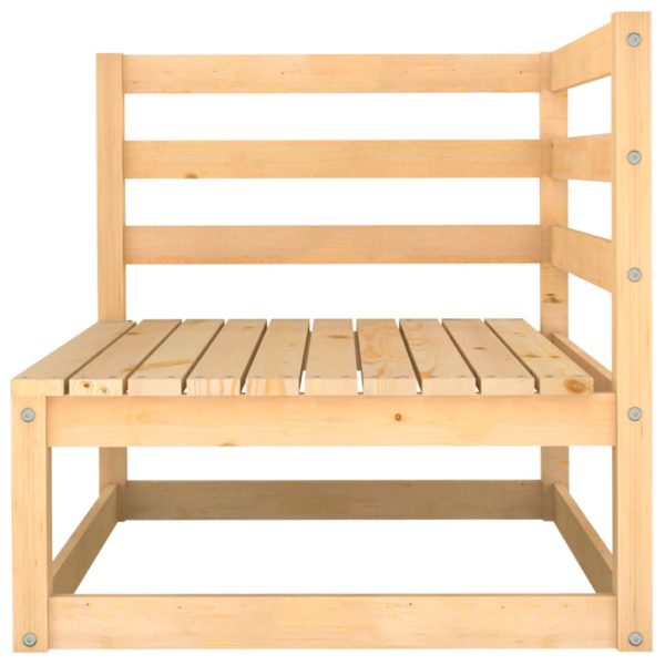 6 Piece Garden Lounge Set Solid Pinewood - Image 5