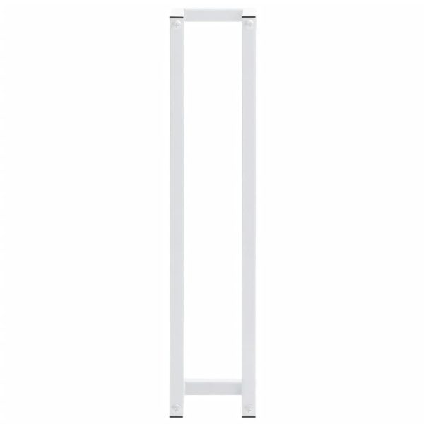 Towel Rack White 12.5x12.5x60 cm Steel - Image 3