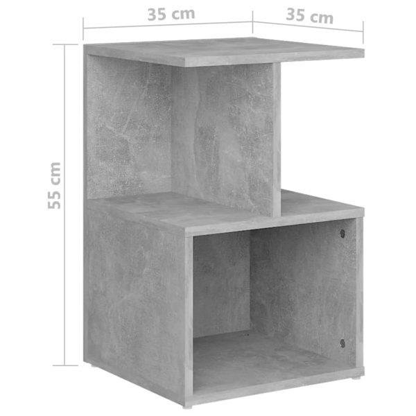 Bedside Cabinet High Gloss White 35x35x55 cm Engineered Wood - Image 12
