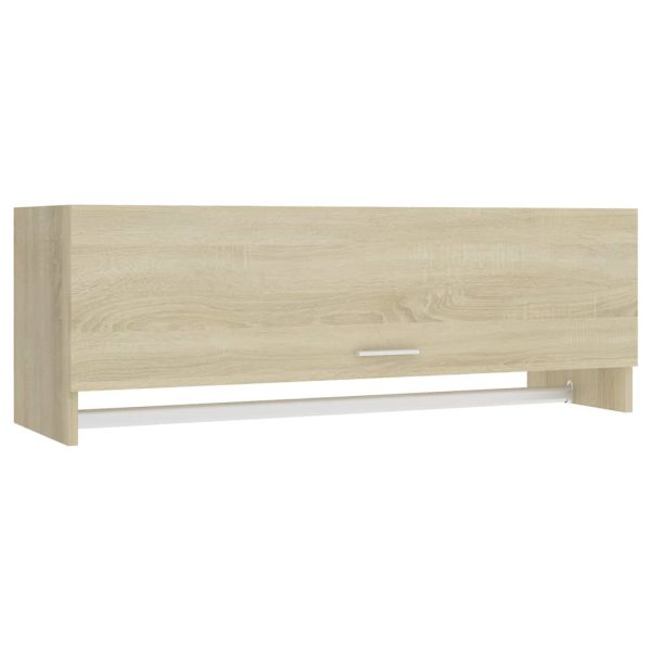 Wardrobe Sonoma Oak 100x32.5x35 cm Engineered Wood - Image 2