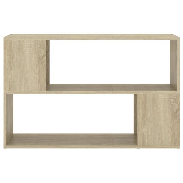 Book Cabinet Sonoma Oak 100x24x63 cm Engineered Wood - Image 3