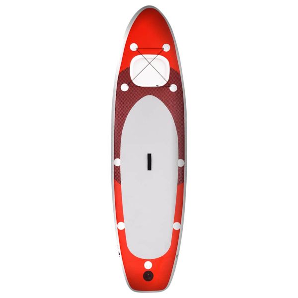 Inflatable Stand Up Paddle Board Set Red 330x76x10 cm - Image 3