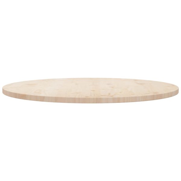 Table Top Ã˜90x2.5 cm Solid Wood Pine - Image 2