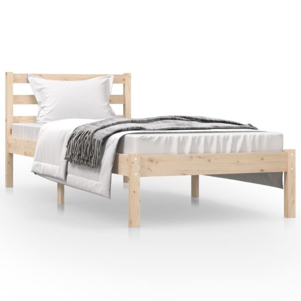 Bed Frame without Mattress 120x190cm White Small Double - Image 14