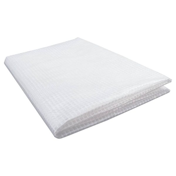 Leno Tarpaulin 140 g/mÂ² 3x3 m White - Image 3