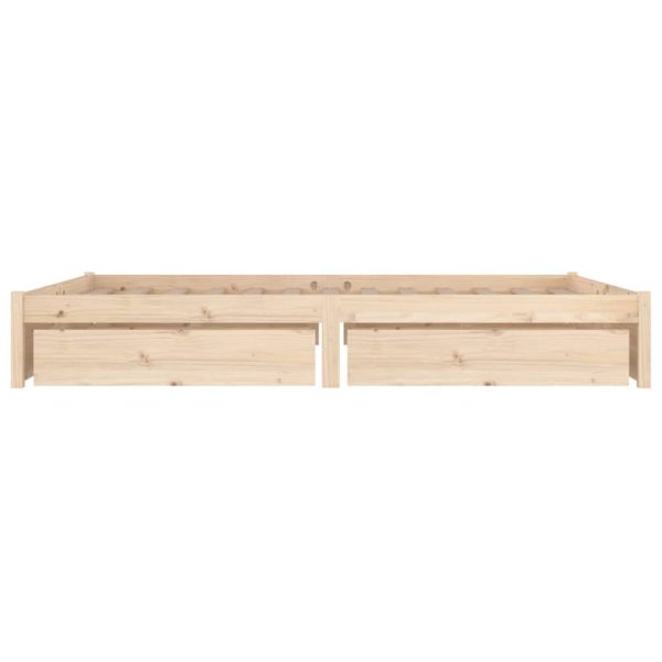 3103523 Bed Frame without Mattress with Drawers 160x200 cm (814959+814999) - Image 4