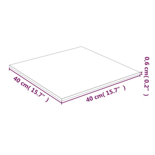 Table Top Transparent 40x40 cm Tempered Glass - Image 4
