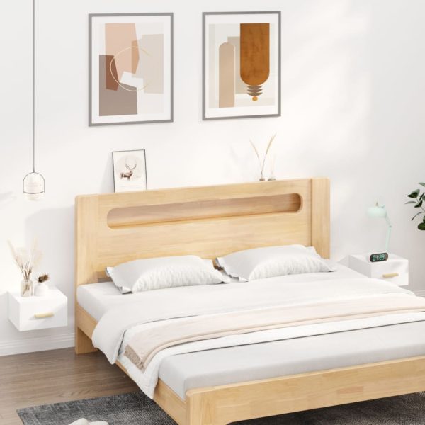 Wall-mounted Bedside Cabinets 2 pcs Sonoma Oak 35x35x20 cm - Image 7