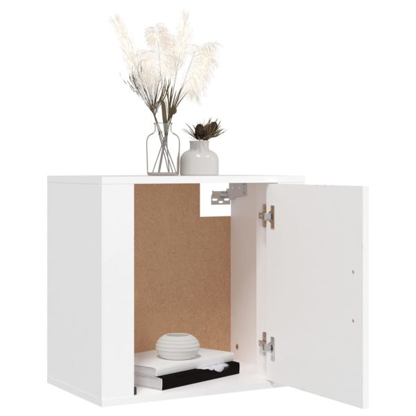 Wall-mounted Bedside Cabinets 2 pcs White 50x30x47 cm - Image 4
